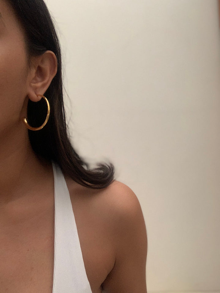 River Hoop Earrings