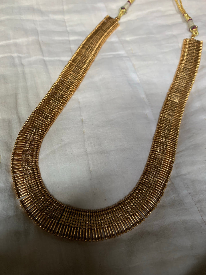 Gold Afro Necklace Set