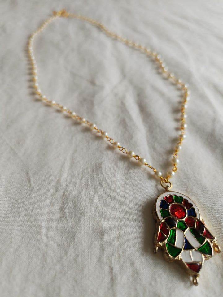 Hamsa Bonsho Necklace