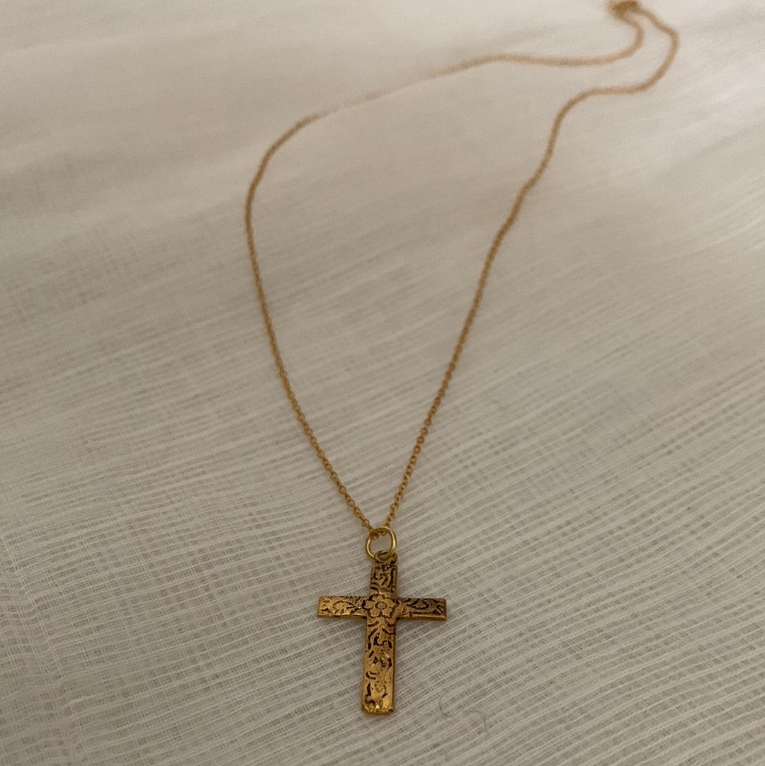 Meena Cross Necklace