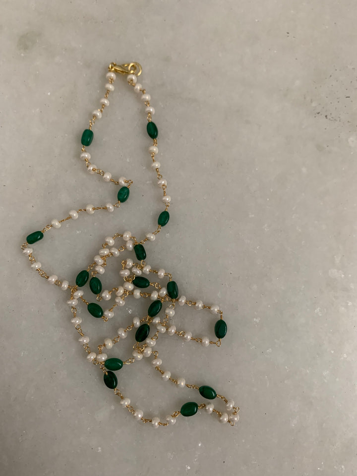 Mridula Green Necklace