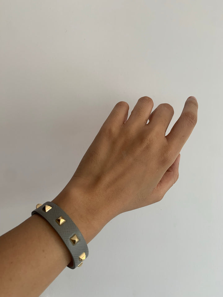 Stud Leather Bracelet