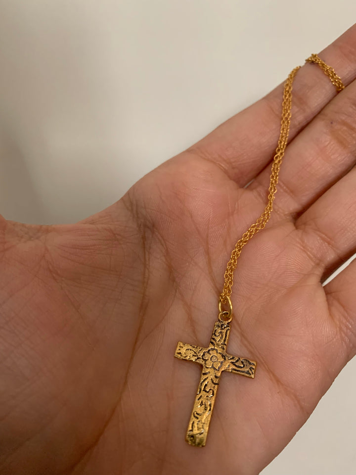 Meena Cross Necklace