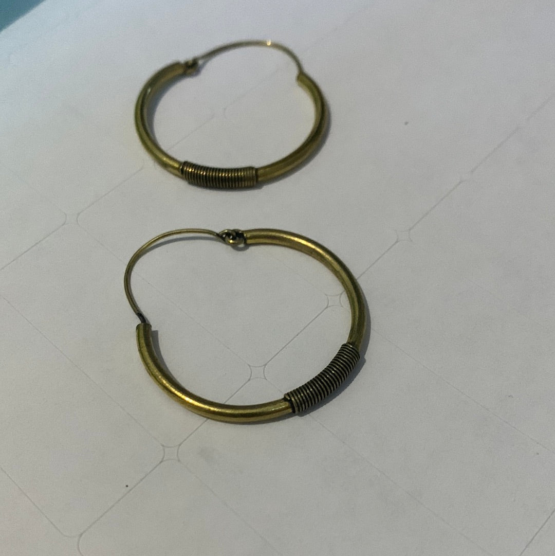 Wired Hoop Earrings