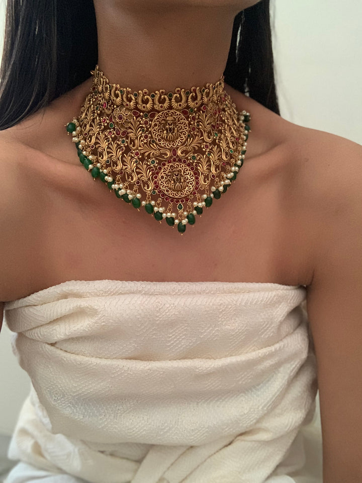 Gold Oriental Necklace