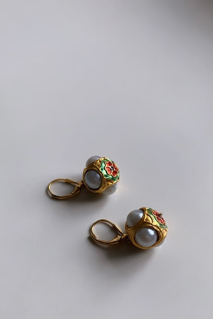 Mogra Moti Earrings