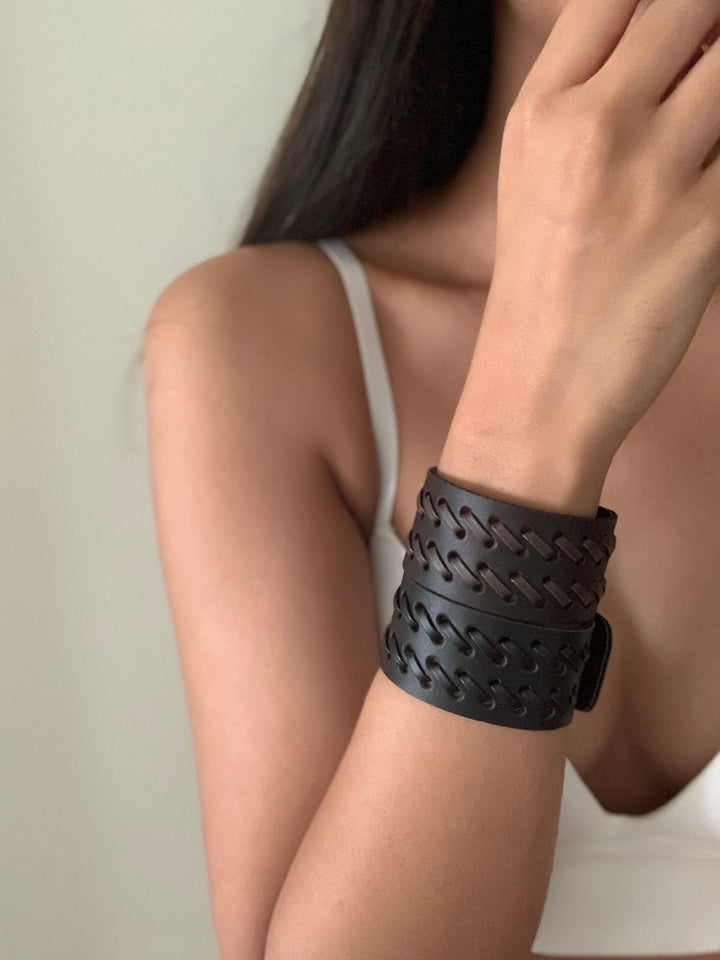 Sync Vegan Leather Bracelet