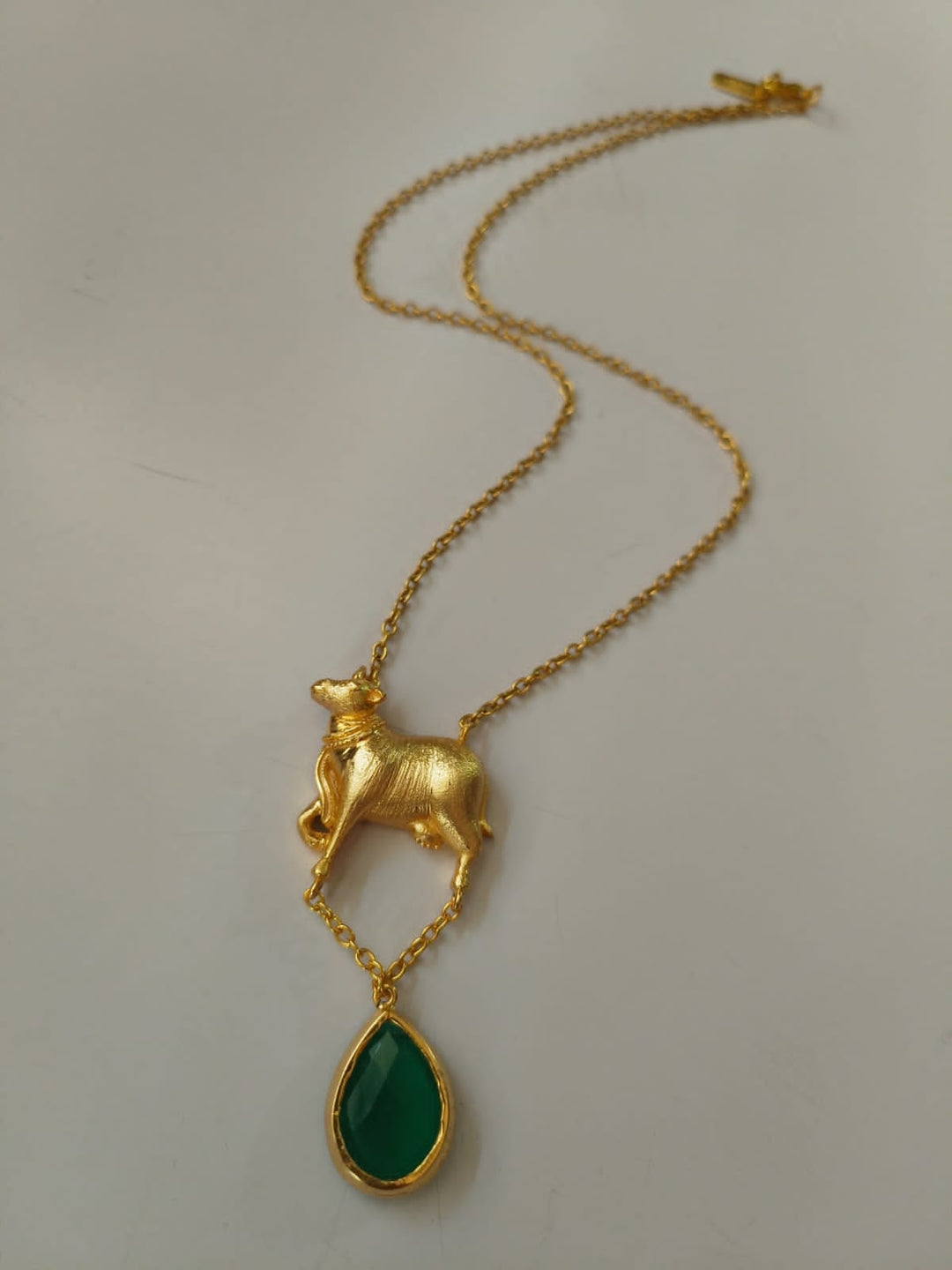 Nandu Green Necklace