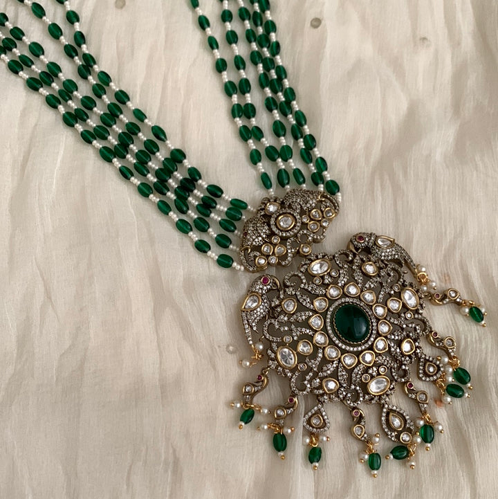 Green Zari Necklace