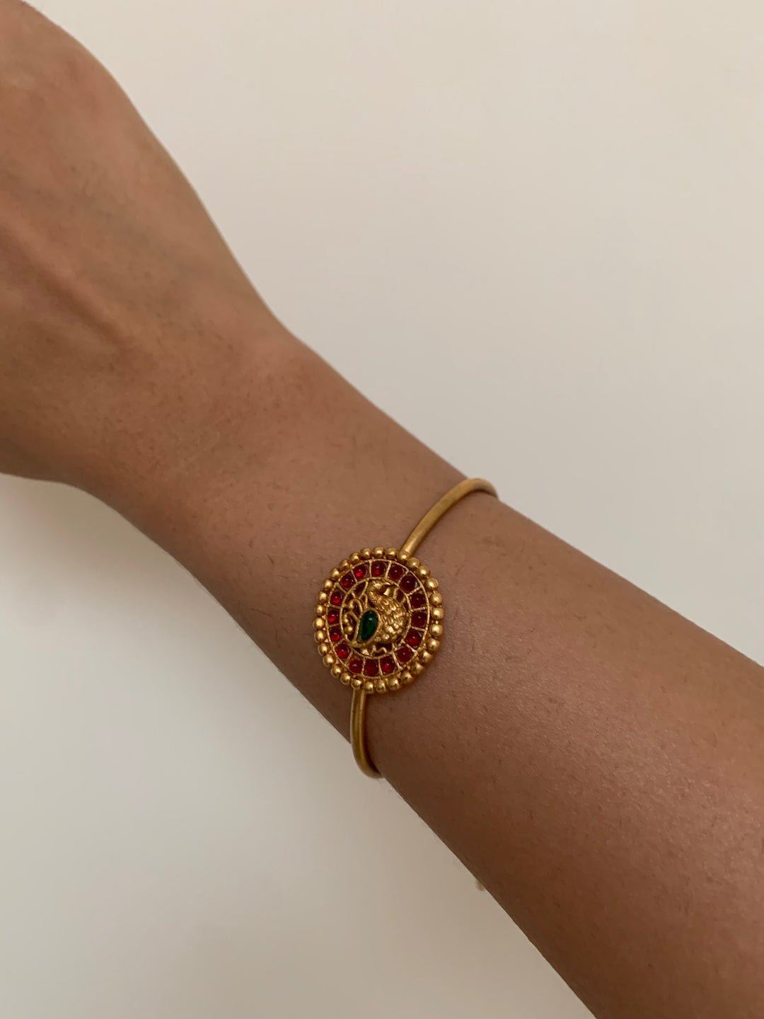 Devotional Peacock Bracelet