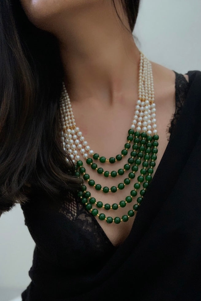 Rajmata Green Necklace