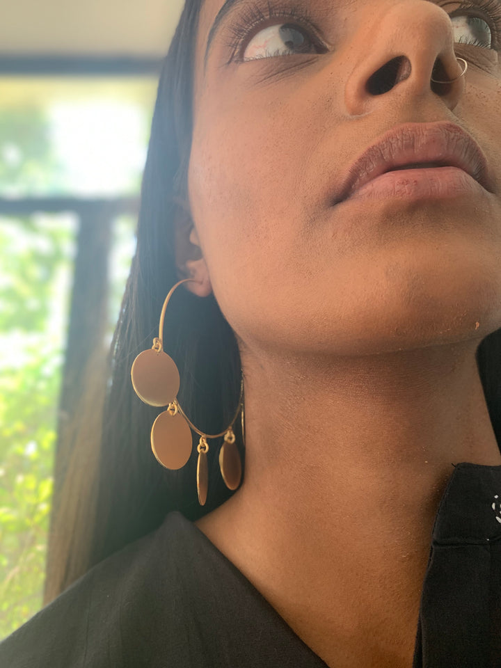 Ladoo Hoop Earrings