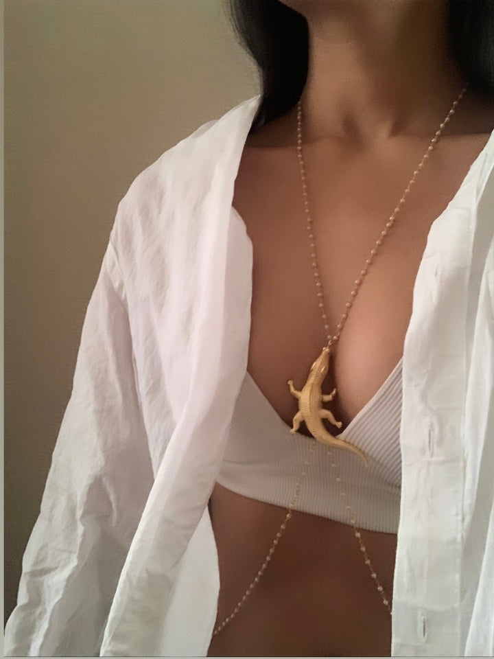 Croc Bodychain Necklace