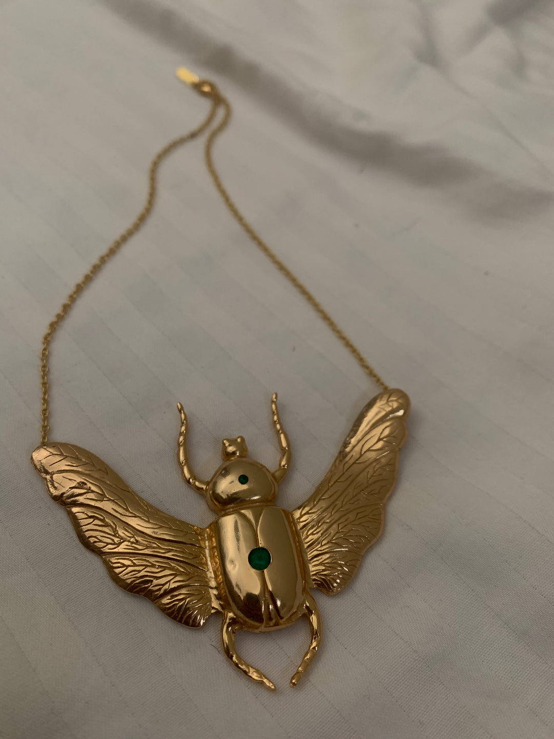 Flying Beetle Necklace