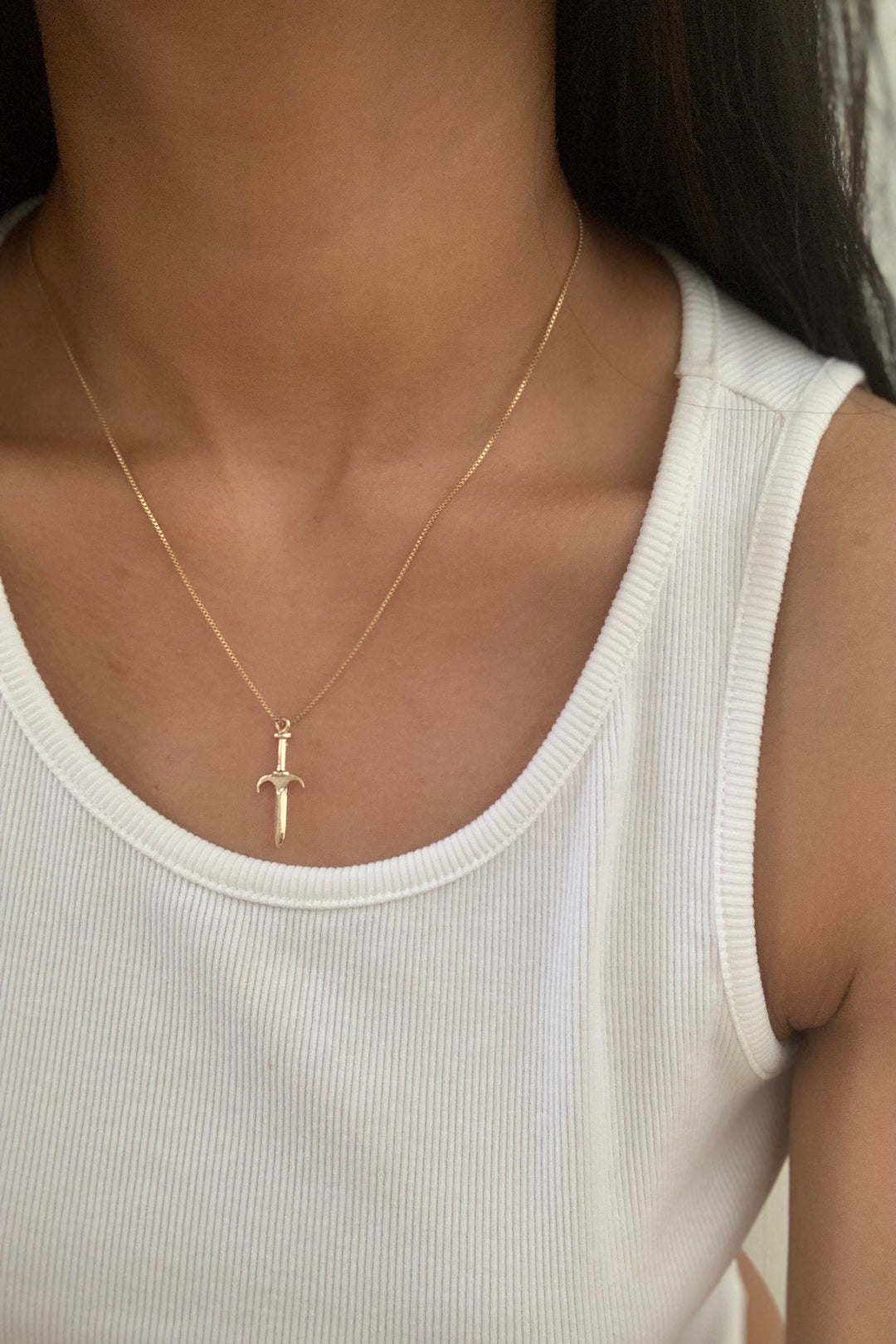 Sword Minimal Necklace