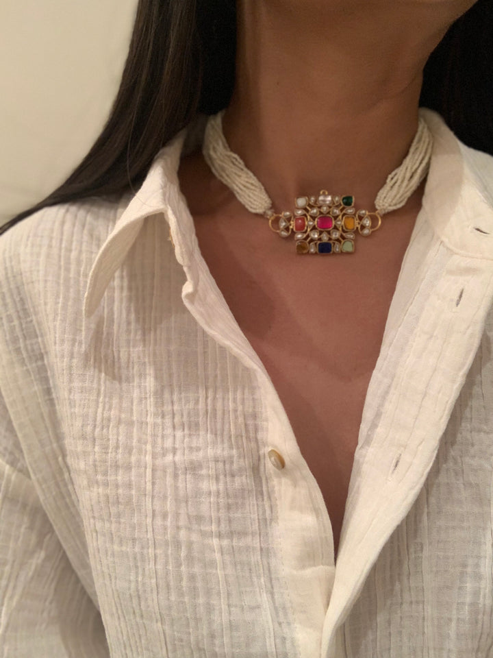 Raghu Navratan Necklace
