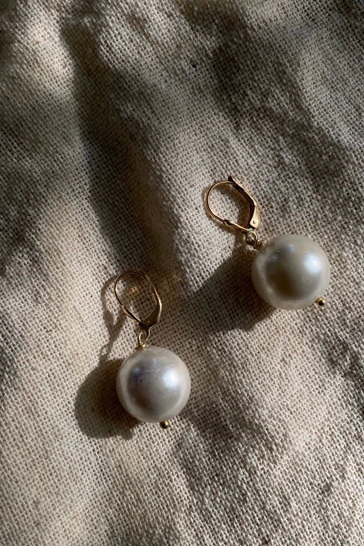 Pearl Ball Earrings