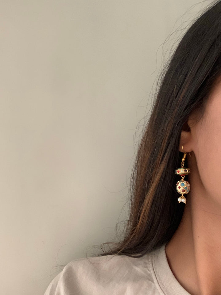 Jadau Goli Earrings