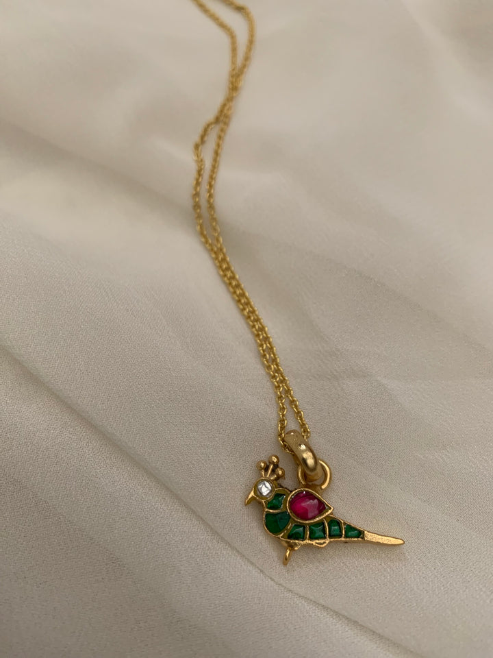 Parrot Charm Necklace