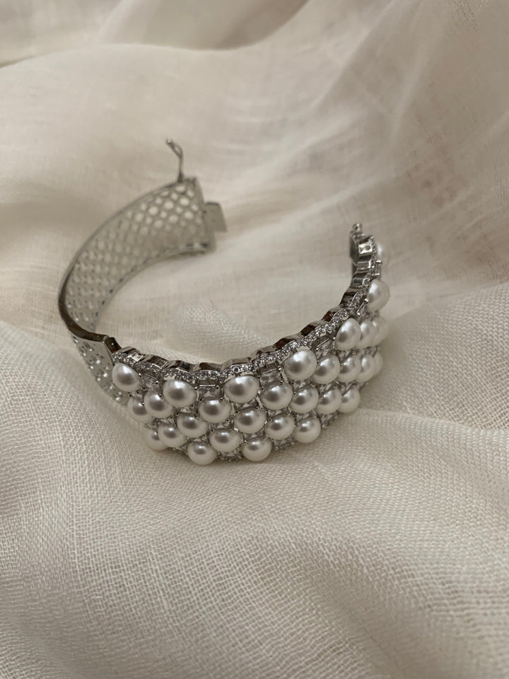 Pearl Hive Cuff Bracelet