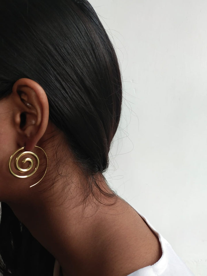 Spiral Chakri Earrings